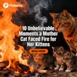 10 Unbelievable Moments a Mother Cat Faced Fire for Her Kittens
