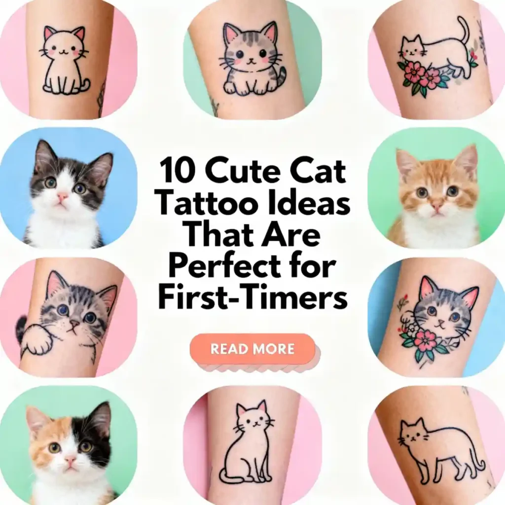 10 Cute Cat Tattoo Ideas That Are Perfect for First-Timers