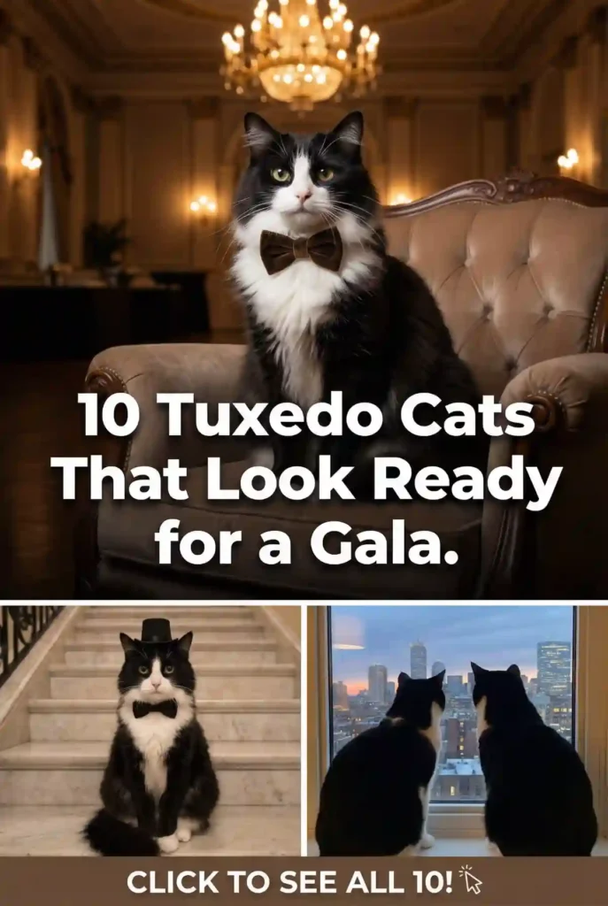 10 Tuxedo Cats That Look Ready for a Gala