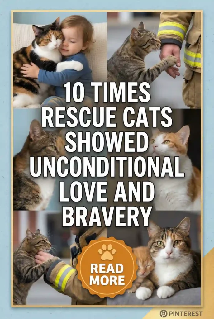 10 Times Rescue Cats Showed Unconditional Love and Bravery