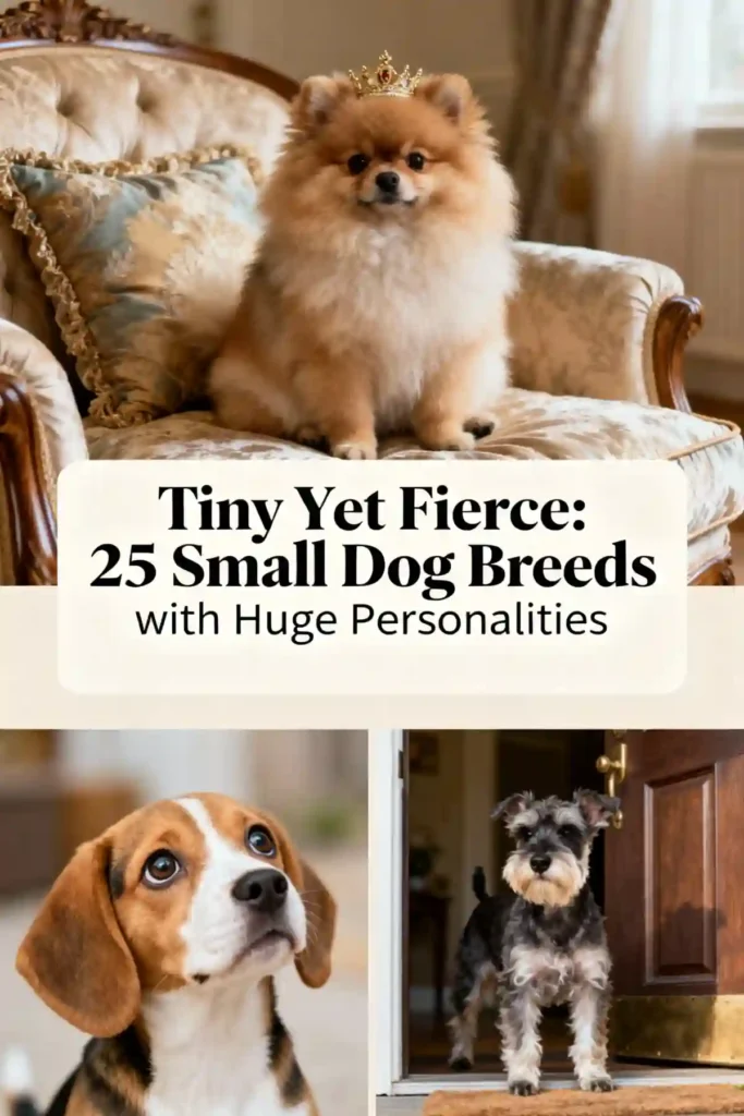 Tiny Yet Fierce: 25 Small Dog Breeds with Huge Personalities