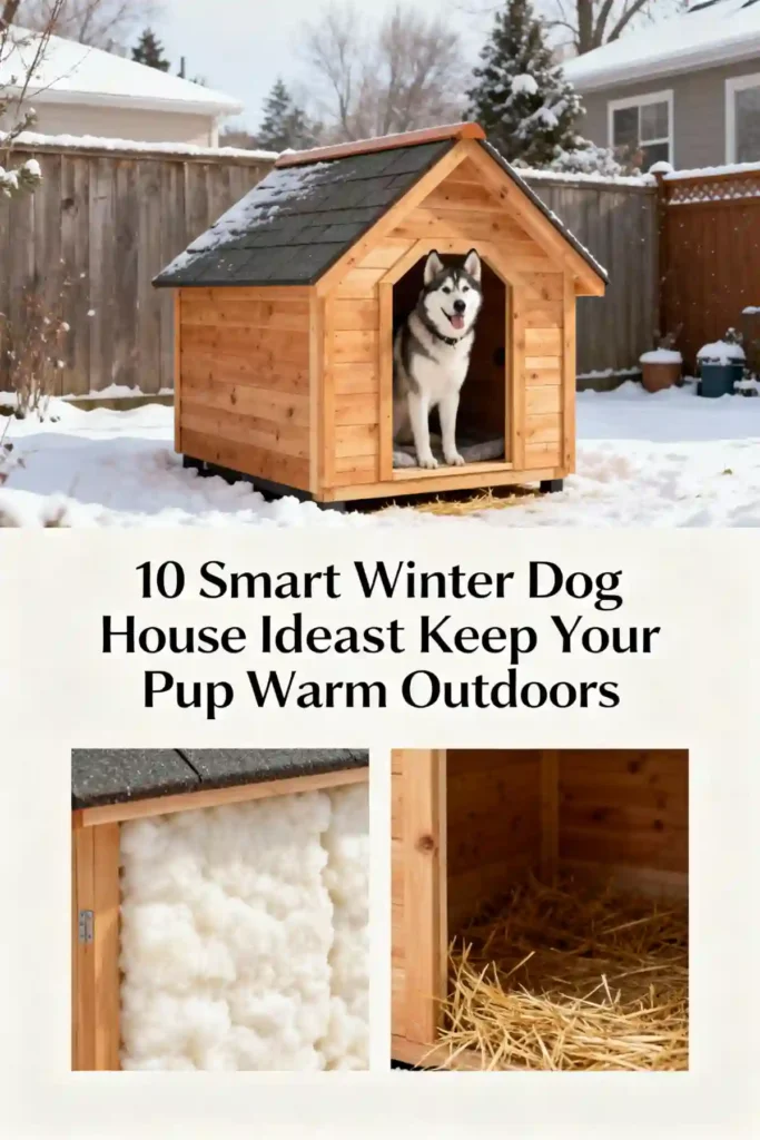 10 Smart Winter Dog House Ideas That Keep Your Pup Warm Outdoors