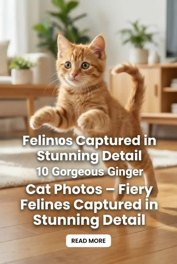 10 Gorgeous Ginger Cat Photos – Fiery Felines Captured in Stunning Detail