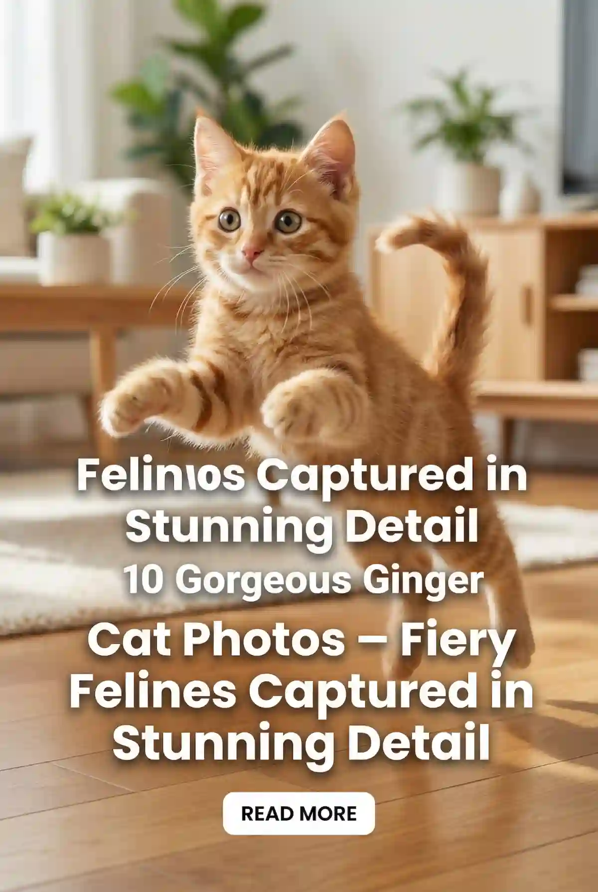 10 Gorgeous Ginger Cat Photos – Fiery Felines Captured in Stunning Detail