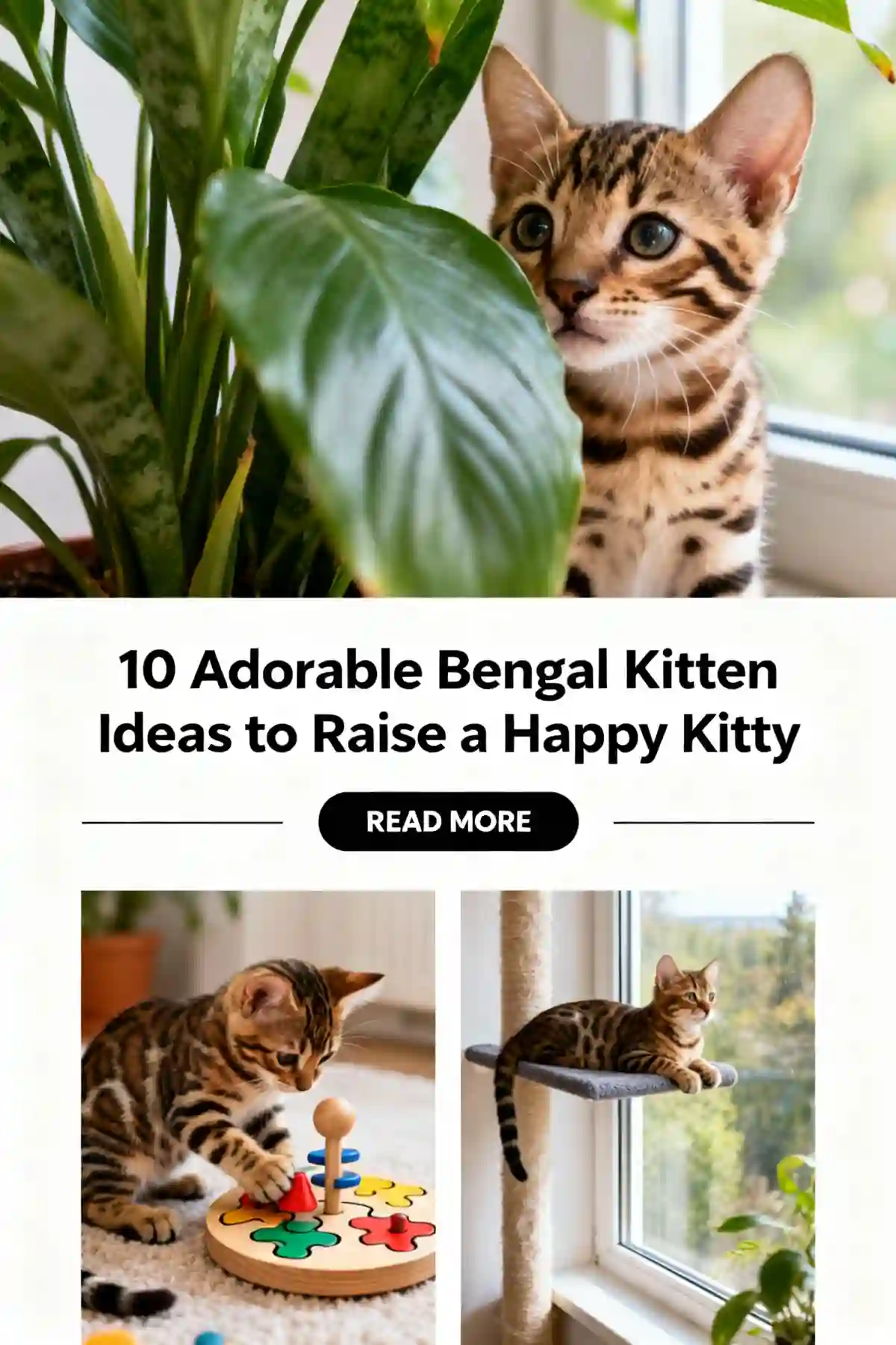 10 Adorable Bengal Kitten Ideas to Raise a Happy Kitty