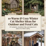 10 Warm & Cozy Winter Cat Shelter Ideas for Outdoor and Feral Cats
