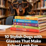 10 Stylish Dogs with Glasses That Make School Look Fun