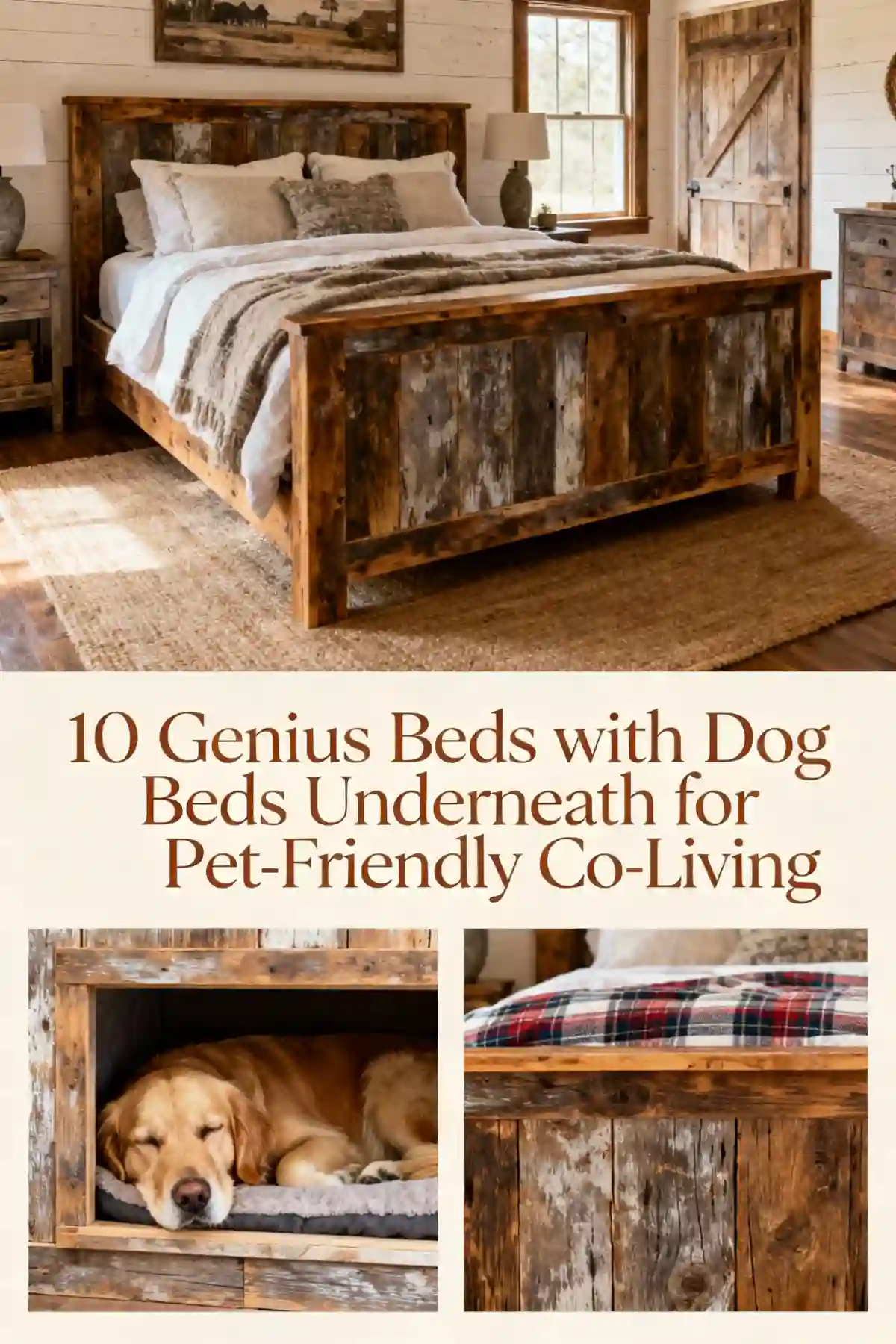 10 Genius Beds with Dog Beds Underneath for Pet-Friendly Co-Living