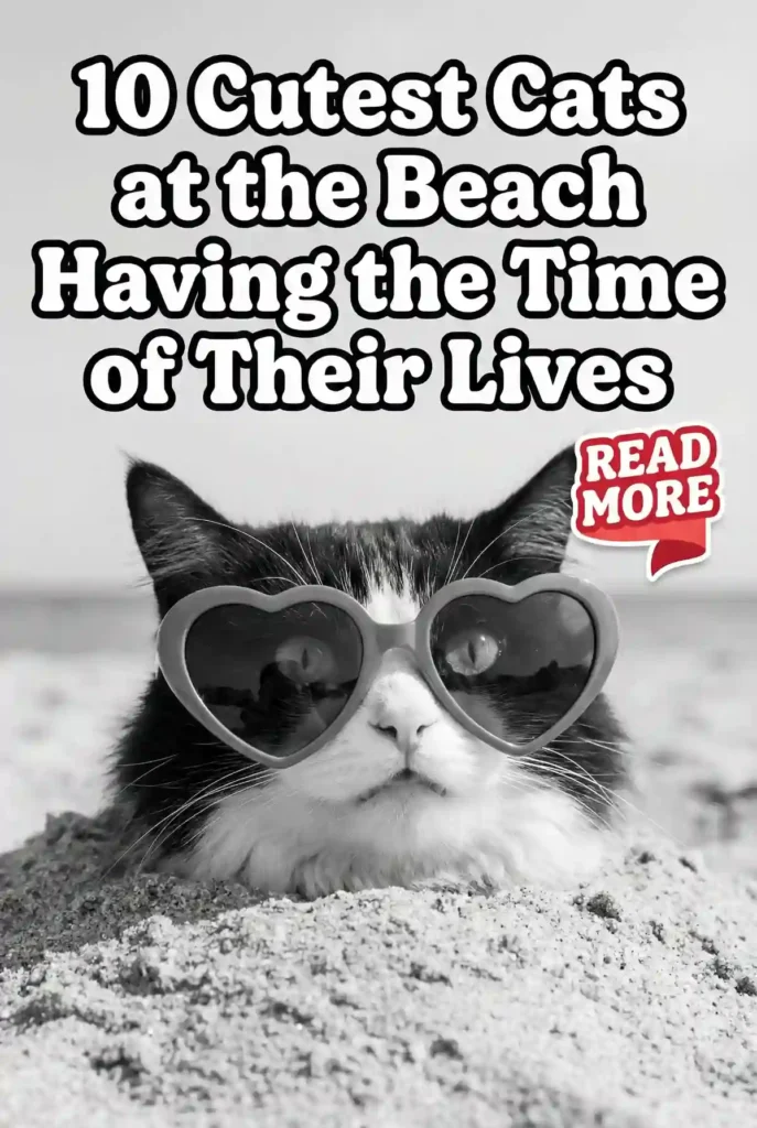 10 Cutest Cats at the Beach Having the Time of Their Lives