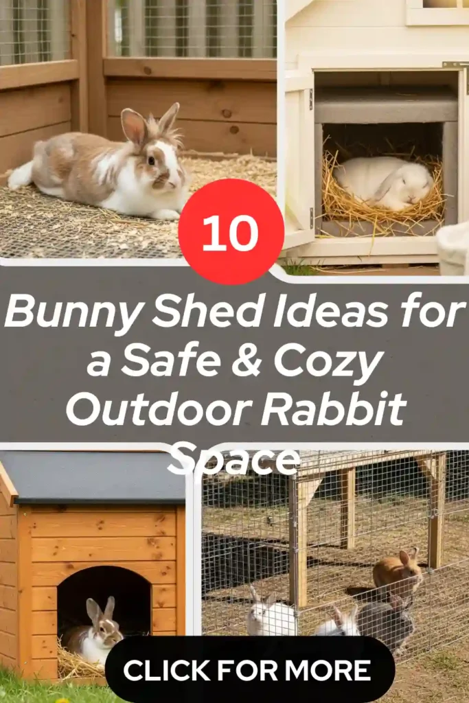 10 Bunny Shed Ideas for a Safe & Cozy Outdoor Rabbit Space