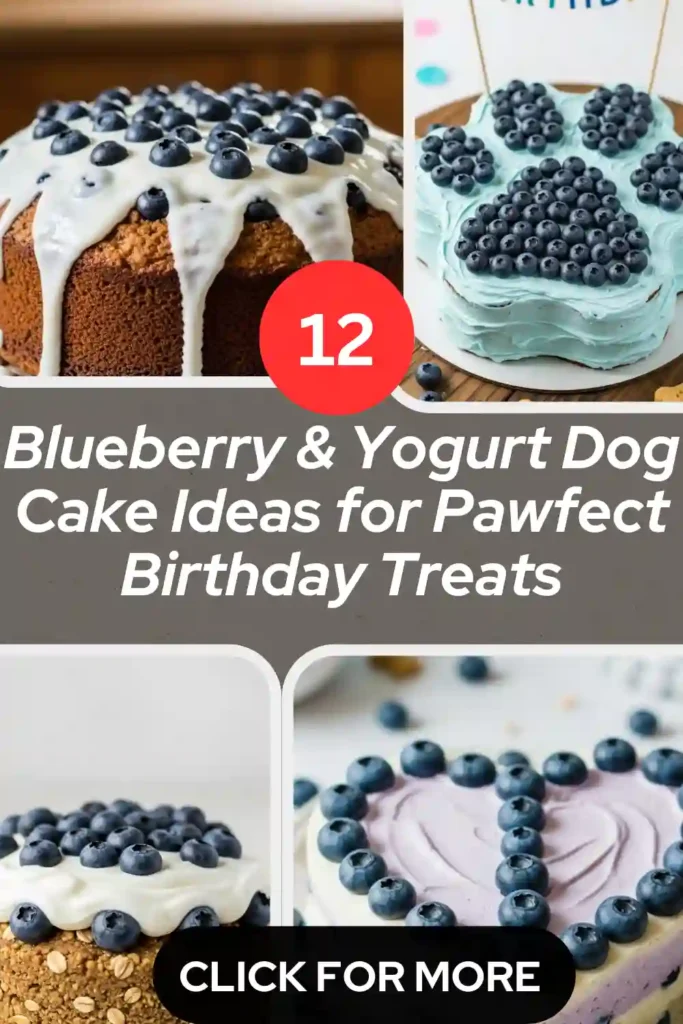 12 Blueberry & Yogurt Dog Cake Ideas for Pawfect Birthday Treats