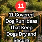 11 Covered Dog Run Ideas That Keep Dogs Dry and Secure