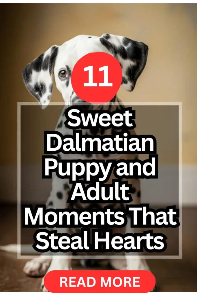 11 Sweet Dalmatian Puppy and Adult Moments That Steal Hearts