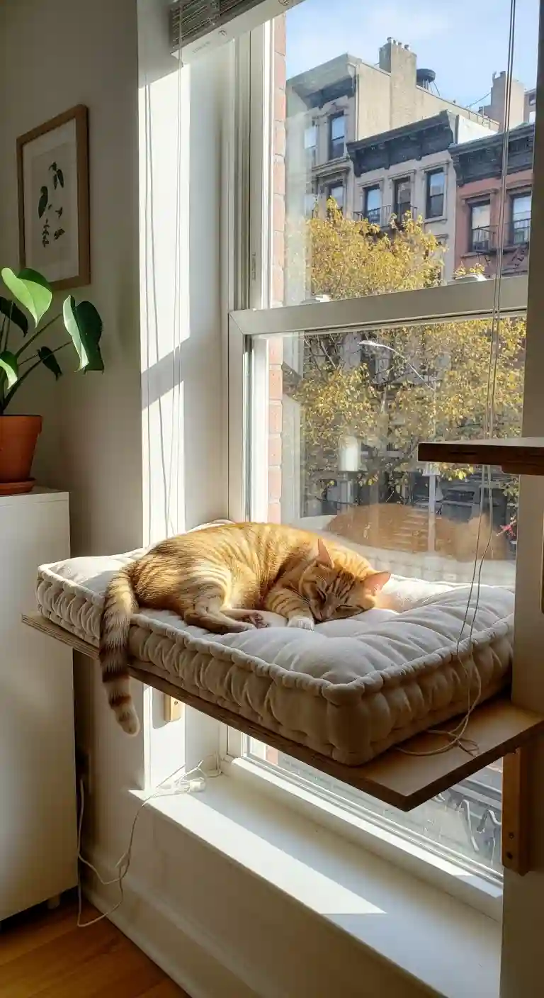 5 Small Space Floating Cat Shelves Perfect for Apartments